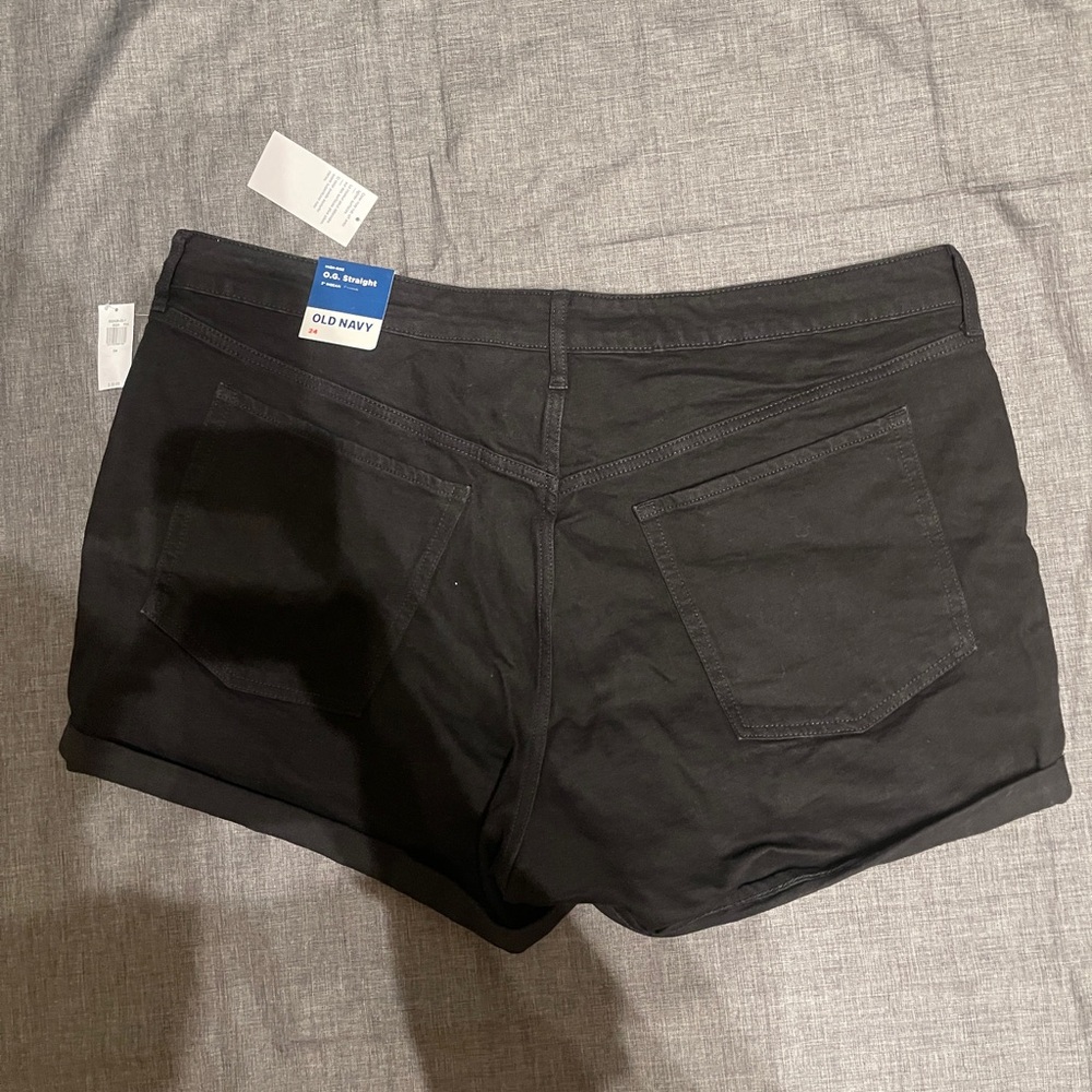 New with tags plus size jean shorts.